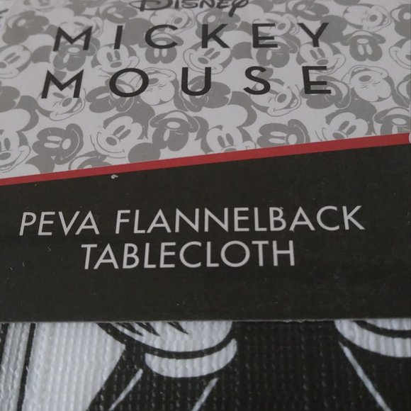 SOLD SOLD SOLD Disney Mickey Minnie Mouse FLANNEL BACK Tablecloth - Picture 7 of 16